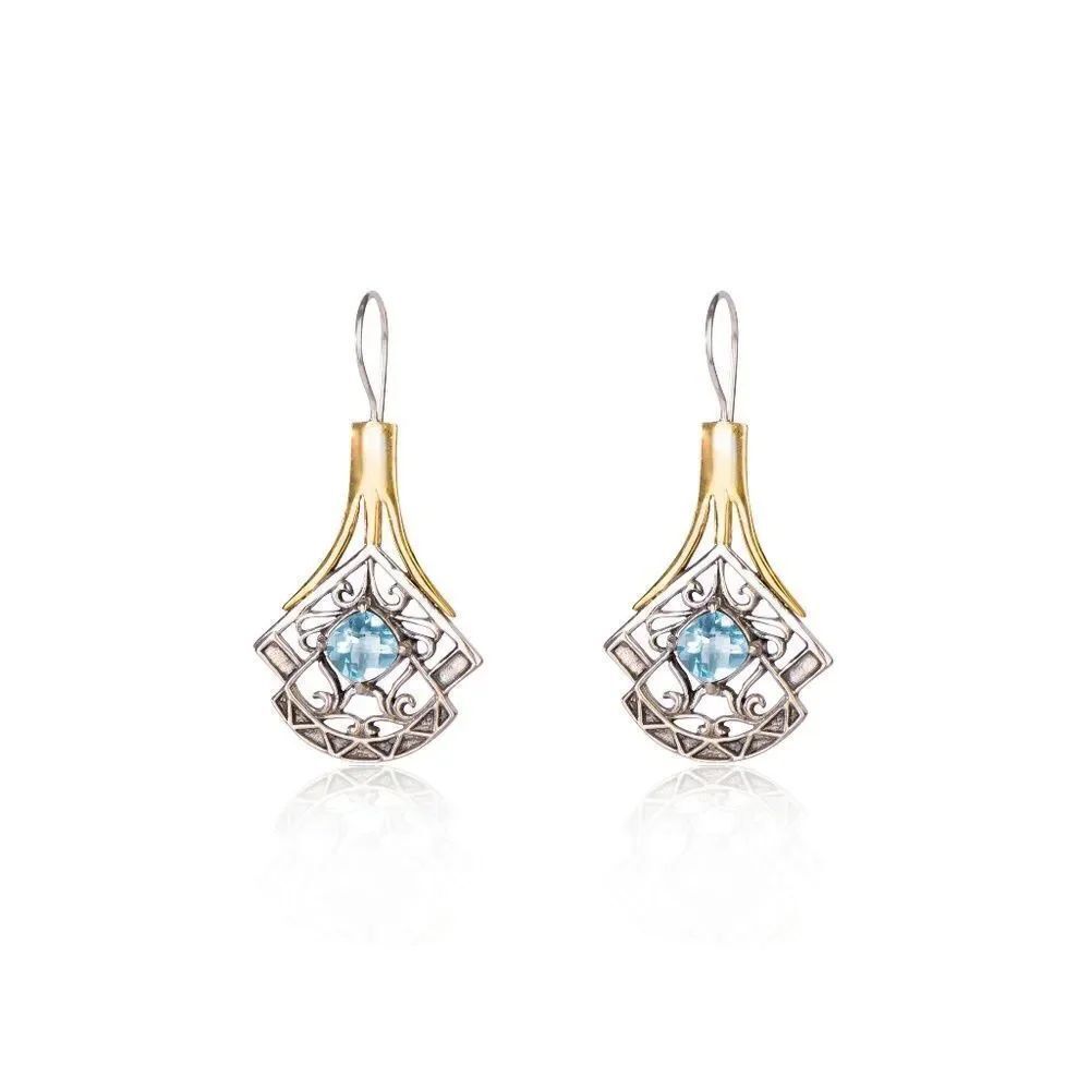 Sara Blaine/eSBe Lady Sarah Topaz Earrings NWT
